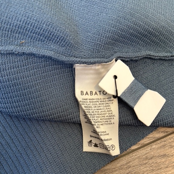 NWT Aritzia Blue Ribbed Sleeveless Crop Tank Top - Picture 10 of 10